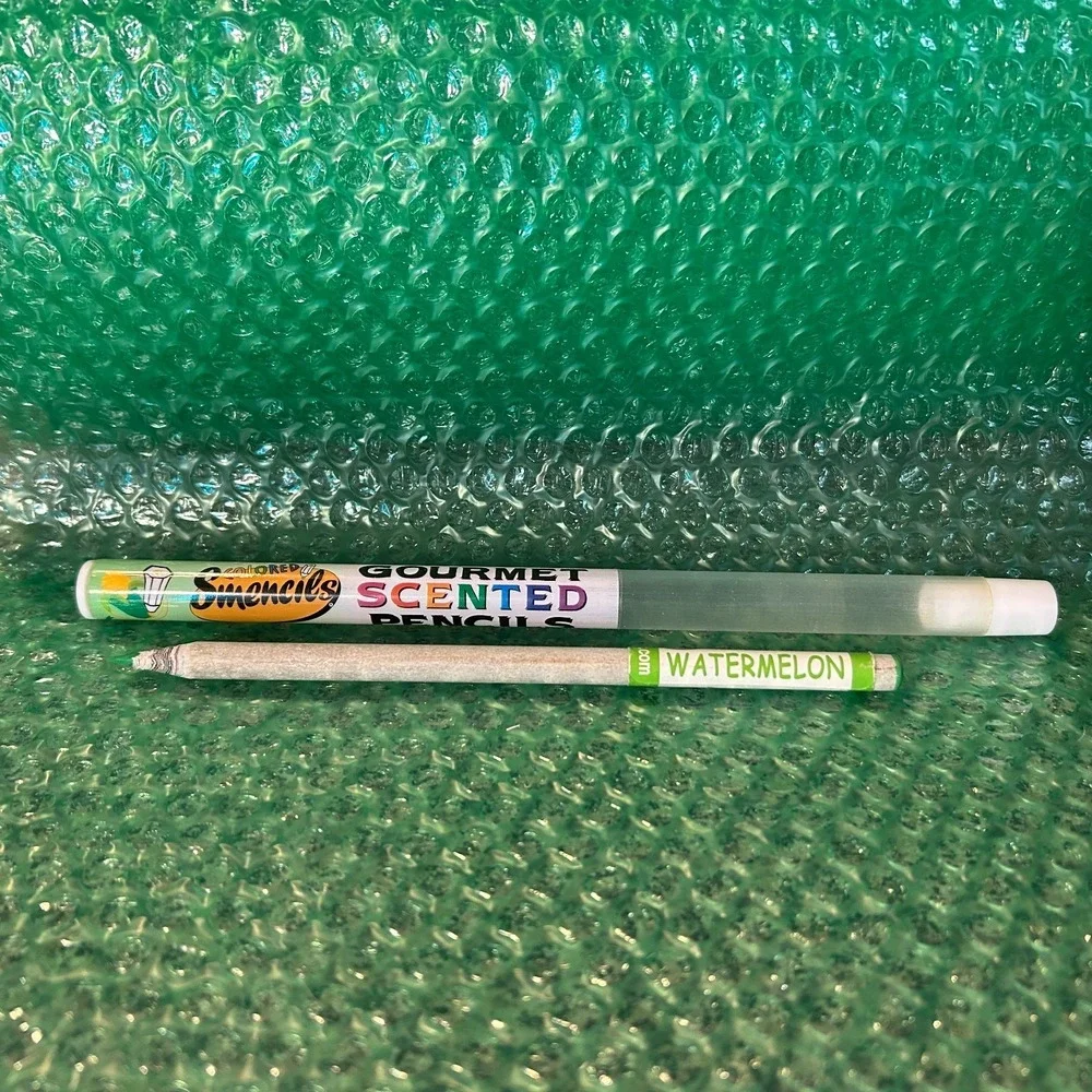 Smencils RETRO Colored -WATERMELON- Gourmet Scented Pencil Eco Newspaper‎